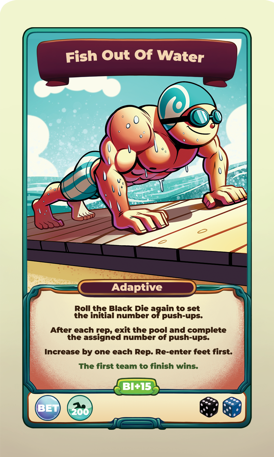 Fish Out of Water challenge card